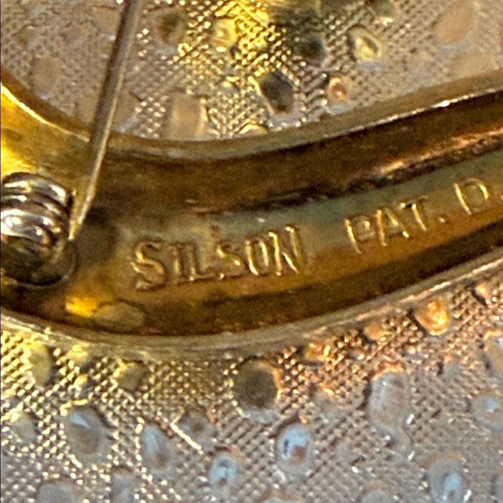 Silson Sweetheart Brooch WW2 With a Question Locket - Picture 6 of 9